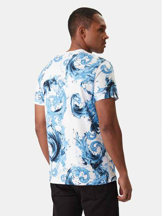 Versace Jeans Couture Versace Jeans Couture Camiseta 80GAH6S0 JS543 Azul Regular Fit