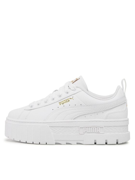 Puma Снікерcи Puma Mayze Lth Jr 384527 Білий