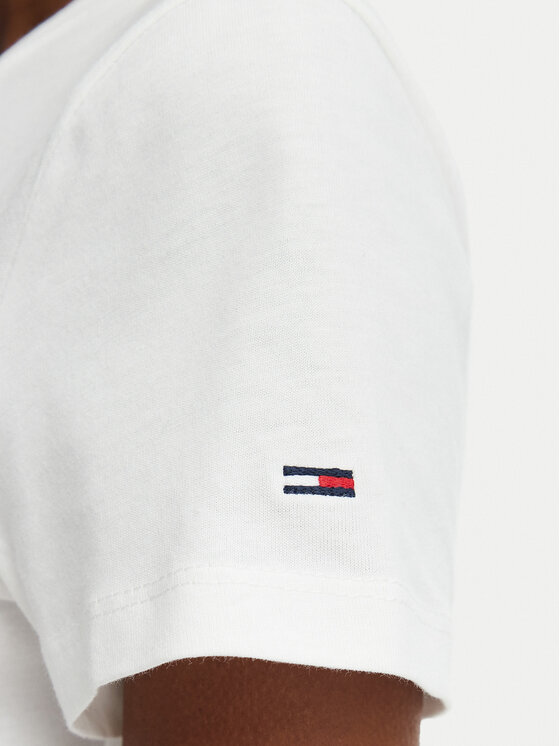 Tommy Jeans Tommy Jeans Camiseta DW0DW23481 Blanco Regular Fit