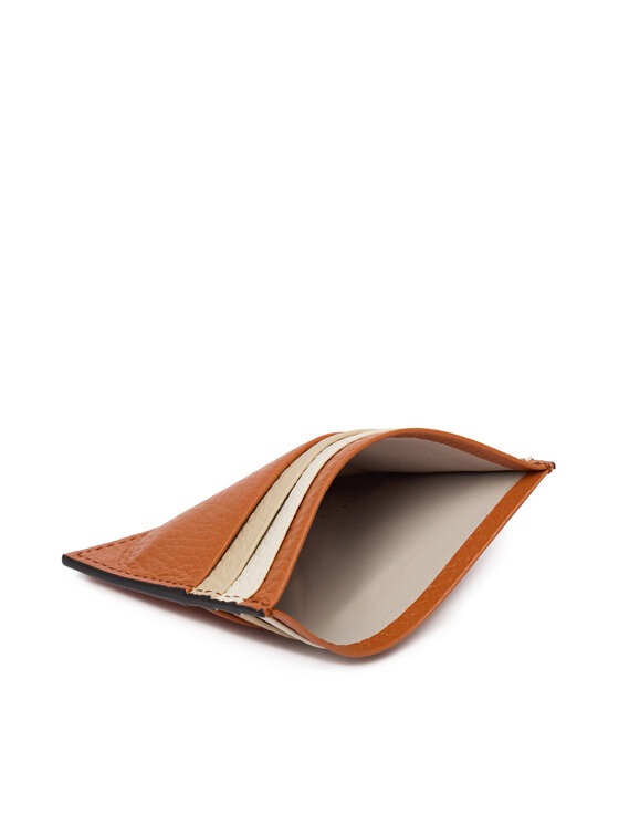 Coccinelle Etui na karty kredytowe Coccinelle M10 Metallic Tri Color E2 M10 12 95 01 Brązowy