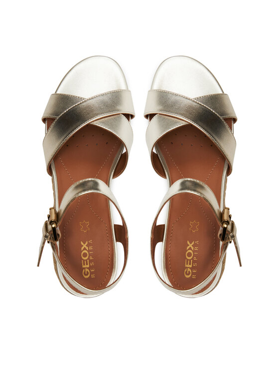 Geox Espadrilės Geox D Ischia Corda D02HHC 000CF C2012 Auksinė