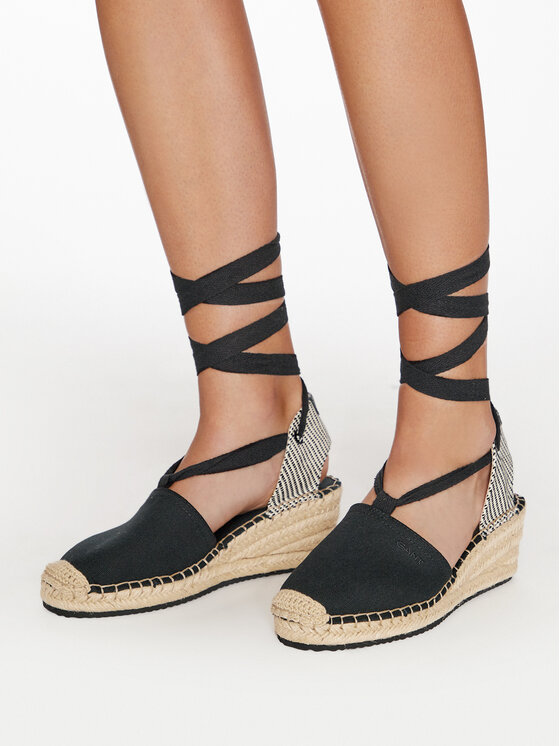 Gant Espadrilky Gant Luliza Espandrille 28568593 Čierna