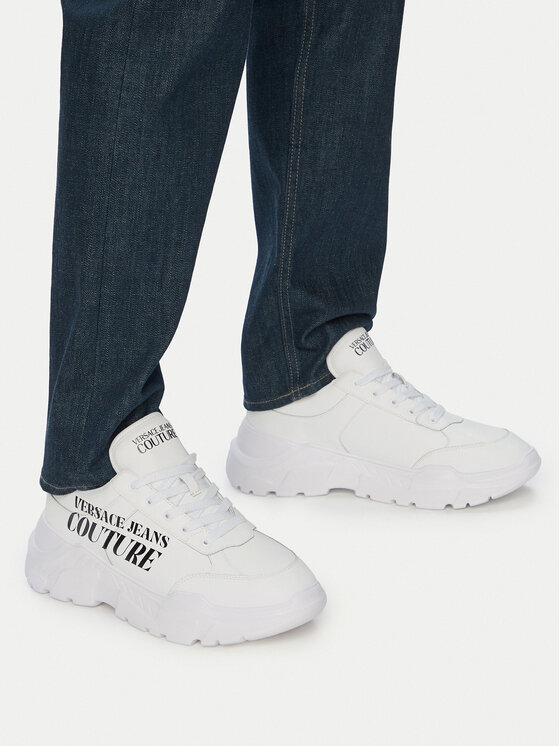 Versace Jeans Couture Снікерcи Versace Jeans Couture 80YA3SC1 Білий
