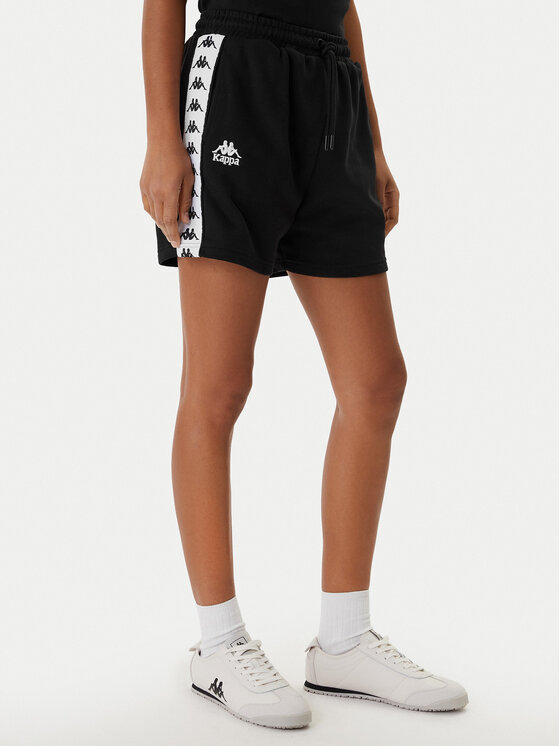 Kappa Kappa Sportshorts Banda Ivissa 361R6NW Schwarz Regular Fit