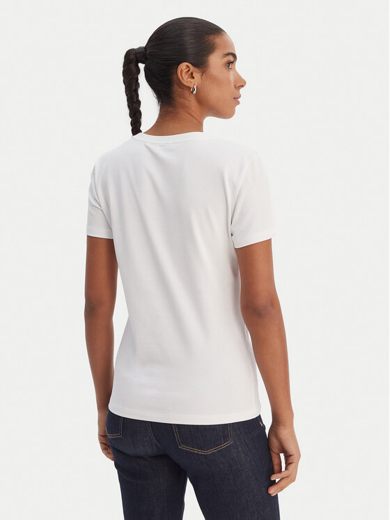 Fracomina Fracomina Camiseta FR26ST3002J401N5 Blanco Regular Fit