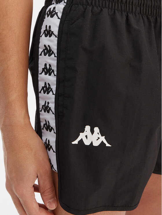 Kappa Kappa Bañador corto / Shorts de baño Banda Cali 304S6G0 Negro Regular Fit