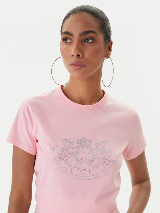 Juicy Couture Juicy Couture Camiseta JCGTK225015 Rosa Slim Fit