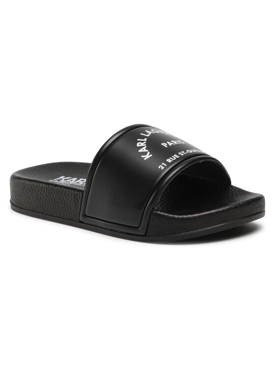 Karl Lagerfeld Kids Šľapky Karl Lagerfeld Kids Z29035 Čierna