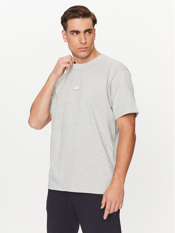 New Balance New Balance T-shirt Athletics Remastered Graphic Cotton Jersey Short Sleeve T-shirt MT31504 Grigio Regular Fit