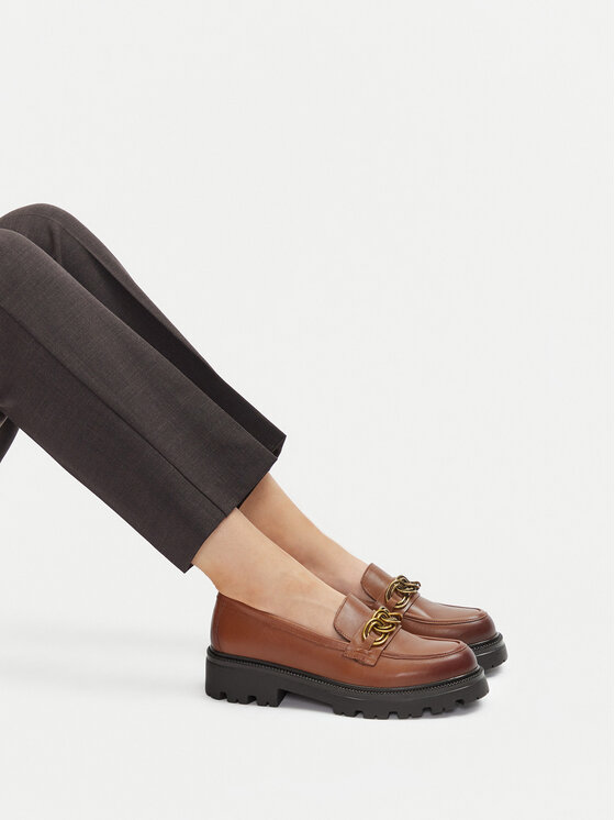 Lasocki Loafersy Lasocki CEO-WI33-CSA538-SANDY-43 Hnědá