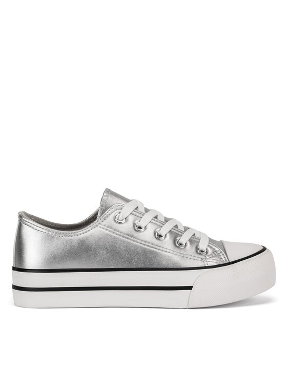 DeeZee Trampki DeeZee CSS20531-02 Srebrny