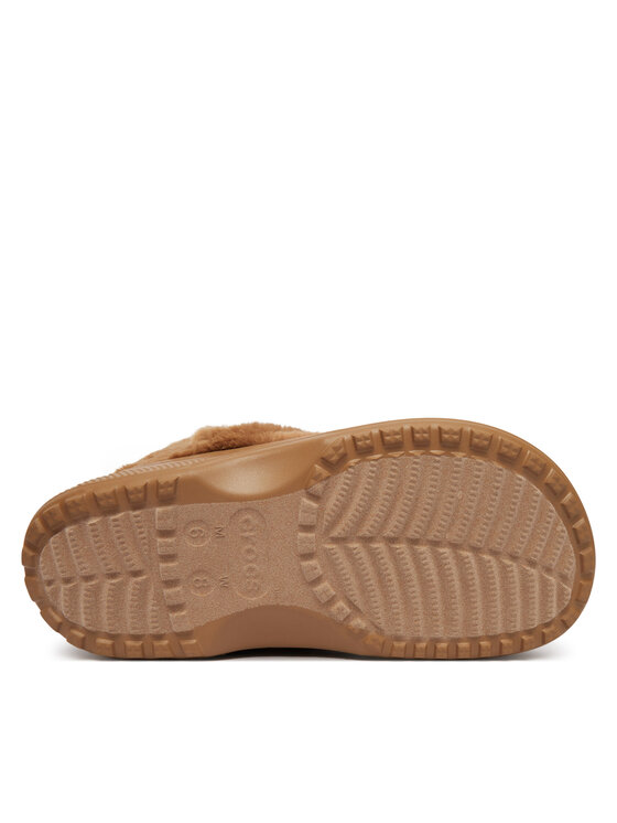Crocs Naminės šlepetės Crocs Classic Unfurgettable Boot 211743 Smėlio