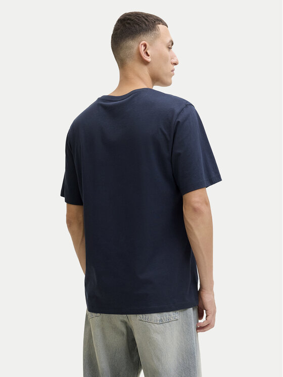 Jack & Jones Jack & Jones Camiseta Ejeff Logo 12288536 Azul marino Regular Fit