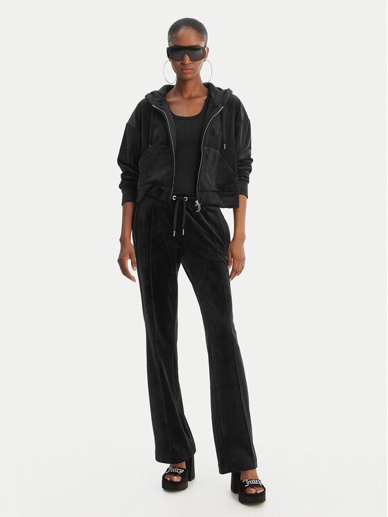 Juicy Couture Juicy Couture Jogginghose Tina JCWBJ126327 Schwarz Straight Leg