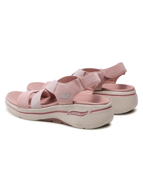 Skechers Sandály Skechers Go Walk Arch Fit 140226/ROS Růžová