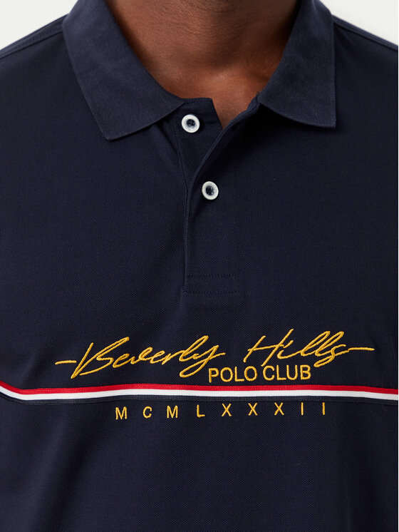 Beverly Hills Polo Club Beverly Hills Polo Club Polo P-SS26M-P2528 Azul marino Regular Fit