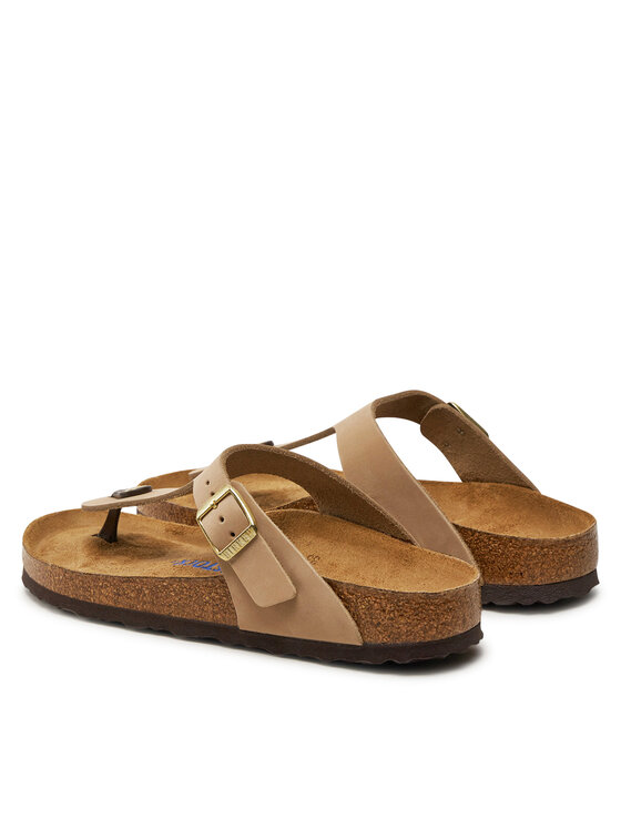 Birkenstock В'єтнамки Birkenstock Gizeh 1019014 Бежевий