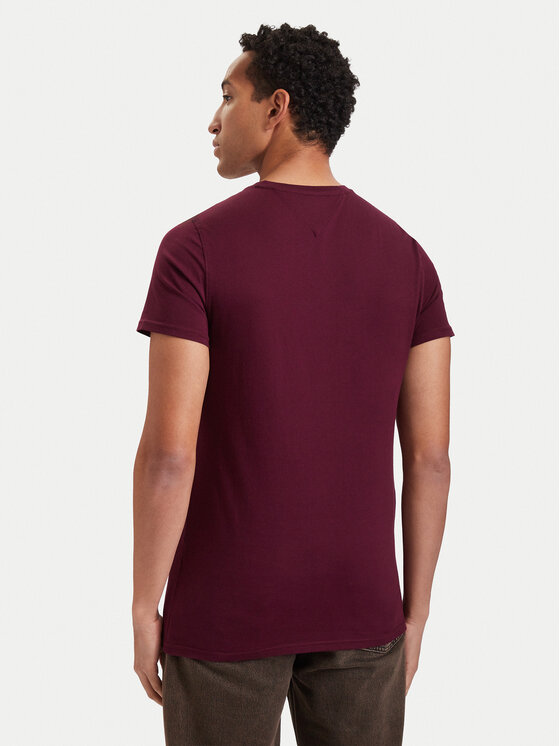 Tommy Jeans Tommy Jeans Camiseta DM0DM04411 Violeta Slim Fit