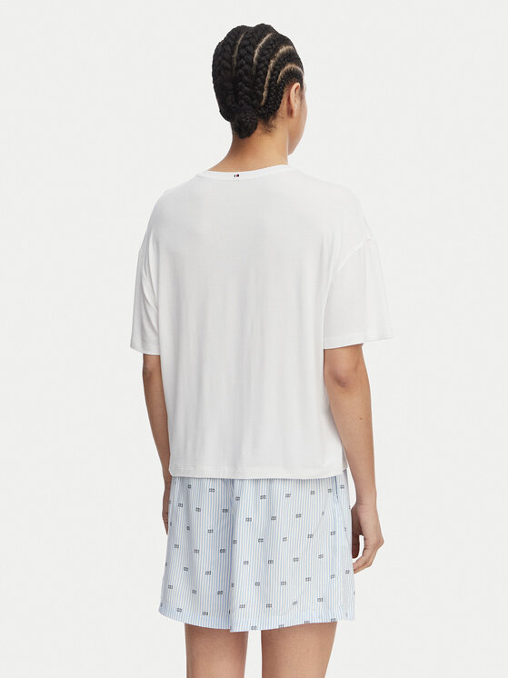 Tommy Hilfiger Tommy Hilfiger Pijama UW0UW06328 Blanco Regular Fit