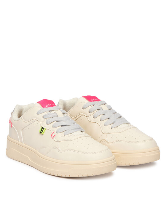 Geox Superge Geox J Lestrella Girl J56NLC 000BC C1M1W D Écru