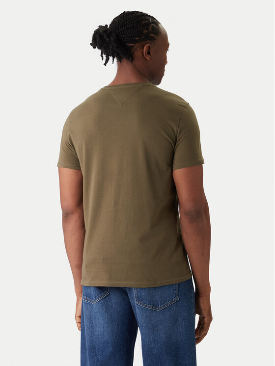 Tommy Jeans Tommy Jeans Camiseta DM0DM04411 Verde Slim Fit