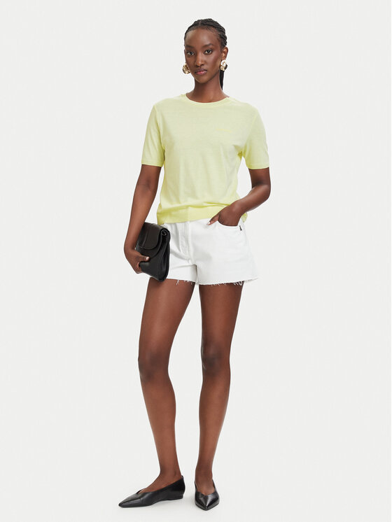 Patrizia Pepe Patrizia Pepe Camiseta 2M4542/J419-Y841 Amarillo Regular Fit