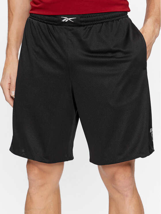 Reebok Reebok Pantalones cortos deportivos Basketball II0671 Negro Regular Fit