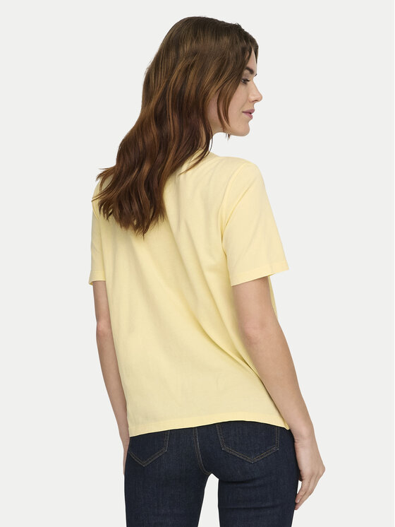 ONLY ONLY Camiseta Lucy 15367829 Amarillo Regular Fit