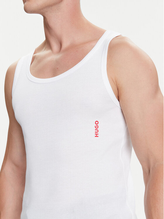 HUGO HUGO Conjunto de camisetas de tirantes 50545681 Blanco Slim Fit