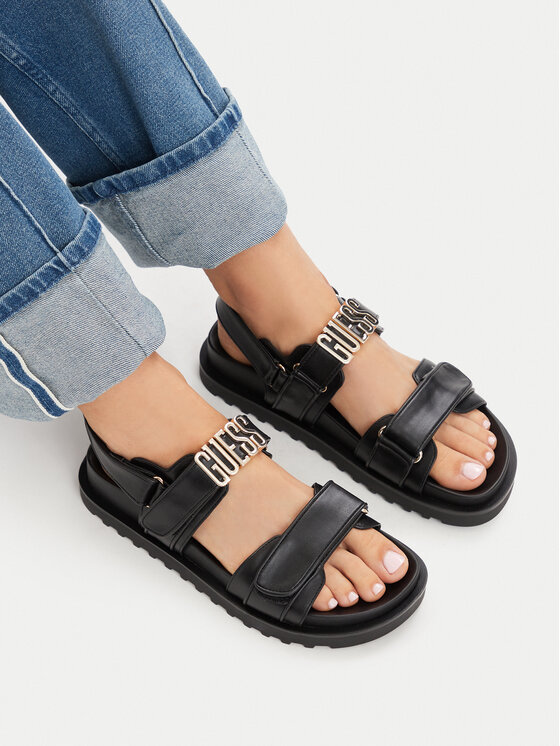 Guess Σανδάλια Guess FLJFBL ELE03 Μαύρο