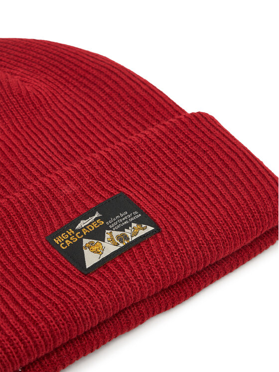 Columbia Шапка Columbia Provisions Cuffed Beanie 2092601 Червен