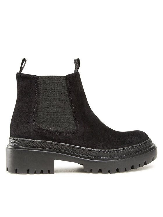 Pollini Gležnjarji Chelsea Pollini SA21204G1FTH0000 Črna