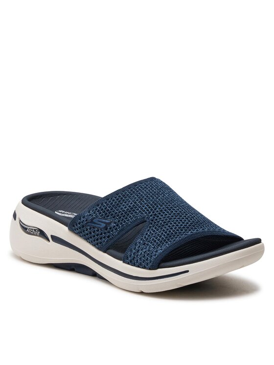 Skechers Natikače Skechers Go Walk Arch Fit Sandal-Joyful 140274/NVY Tamnoplava