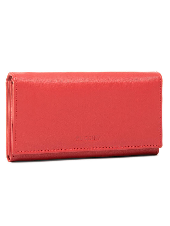 Puccini Piniginė Puccini G002 Raudona