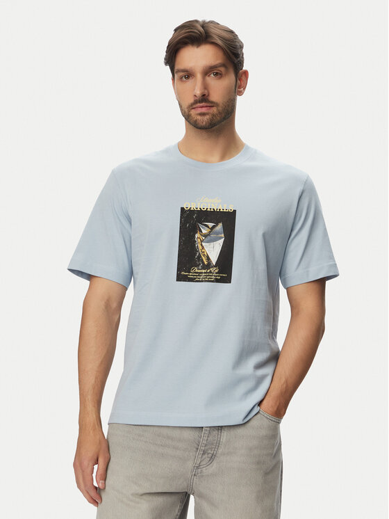 Jack & Jones Jack & Jones Camiseta Norrebro Photo 12291022 Azul Regular Fit