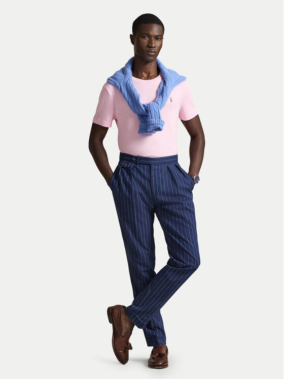Polo Ralph Lauren Polo Ralph Lauren T-Shirt 710740727010 Ροζ Slim Fit