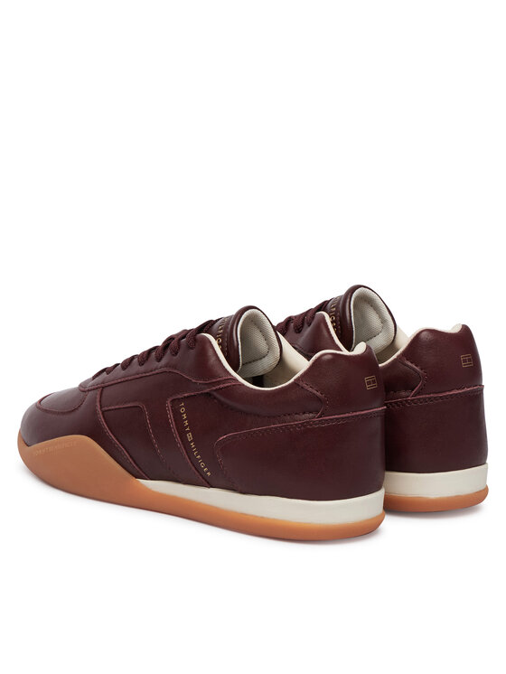 Tommy Hilfiger Сникърси Tommy Hilfiger Th Vintage Low Runner Leather FW0FW09485 Кафяв