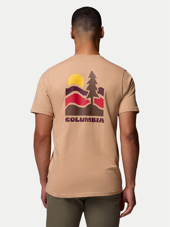 Columbia Columbia Camiseta Explorers Canyon™ 2036451 Beis Regular Fit