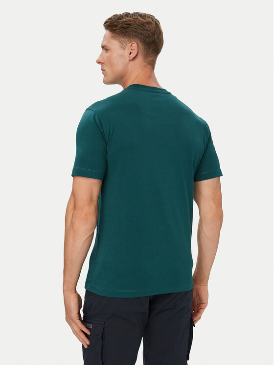 Aeronautica Militare Aeronautica Militare Camiseta 262TS1580UJ00372 Verde oscuro Regular Fit