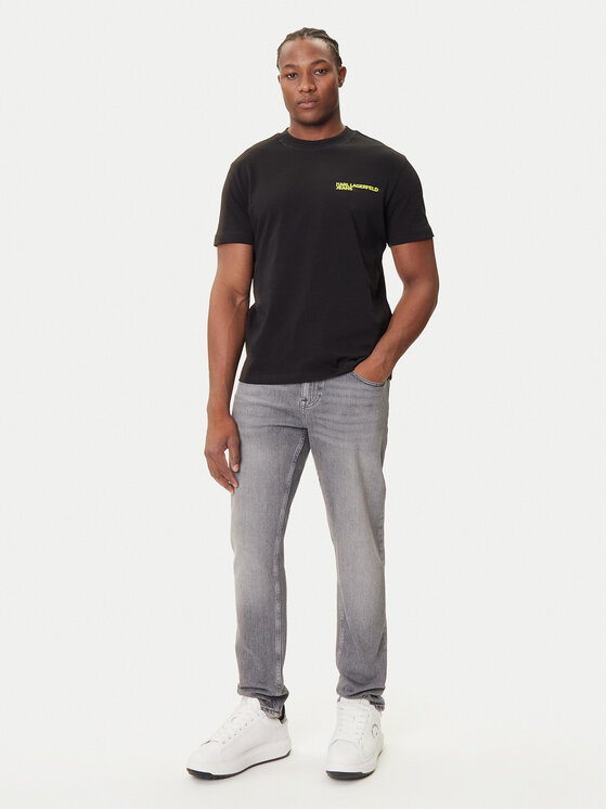 Karl Lagerfeld Jeans Karl Lagerfeld Jeans Camiseta A3M17027 Negro Relaxed Fit