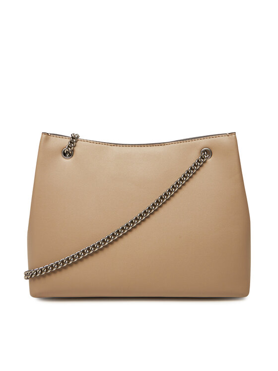 Calvin Klein Jeans Táska Calvin Klein Jeans Sculpted Chain Shoulder Bag LV04K3163G Bézs