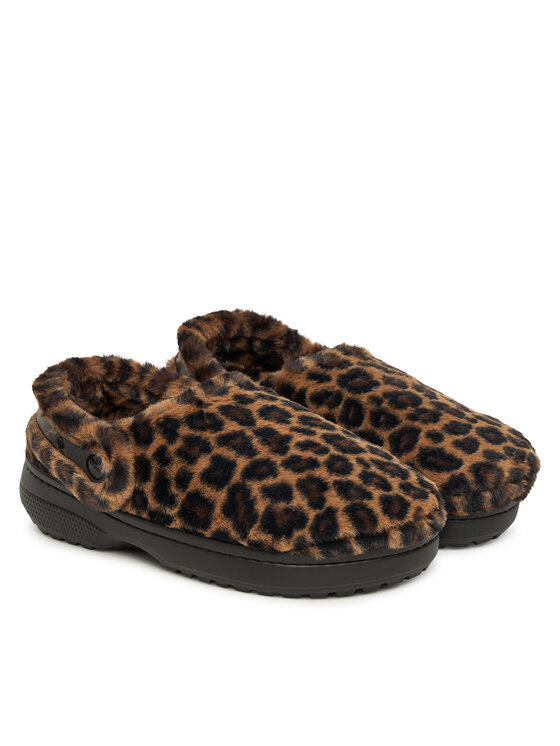 Crocs Тапочки Crocs Classic Unfurgettable Animal Clog 212002 Коричневий