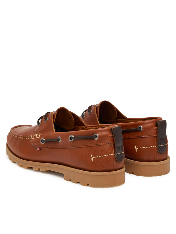 Tommy Hilfiger Mokasini Tommy Hilfiger Light Lth FM0FM05746 Rjava