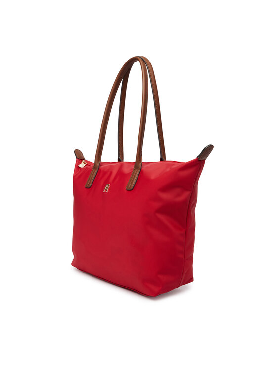 Tommy Hilfiger Torbica Tommy Hilfiger Popette Tote AW0AW17711 Crvena