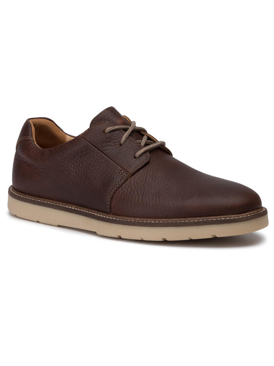 Clarks Félcipő Clarks Grandin Plain 261448707 Barna