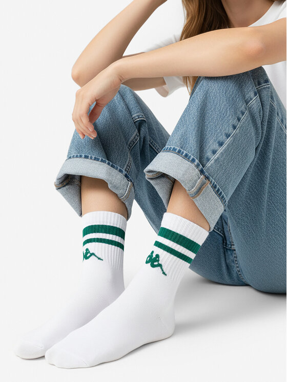 Kappa Calzini lunghi Kappa CEO_KR_KAPPA_ 005_W_AW25 Bianco