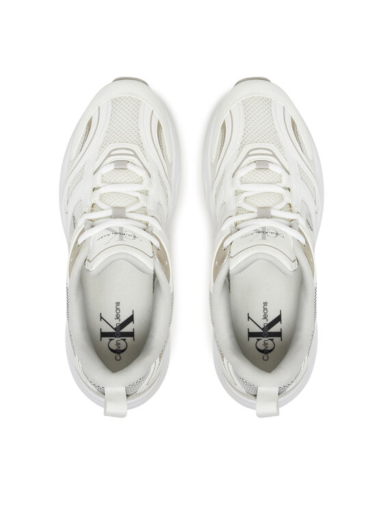 Calvin Klein Jeans Sportcipők Calvin Klein Jeans Retro Tennis Mesh Ml YW0YW01807 Fehér