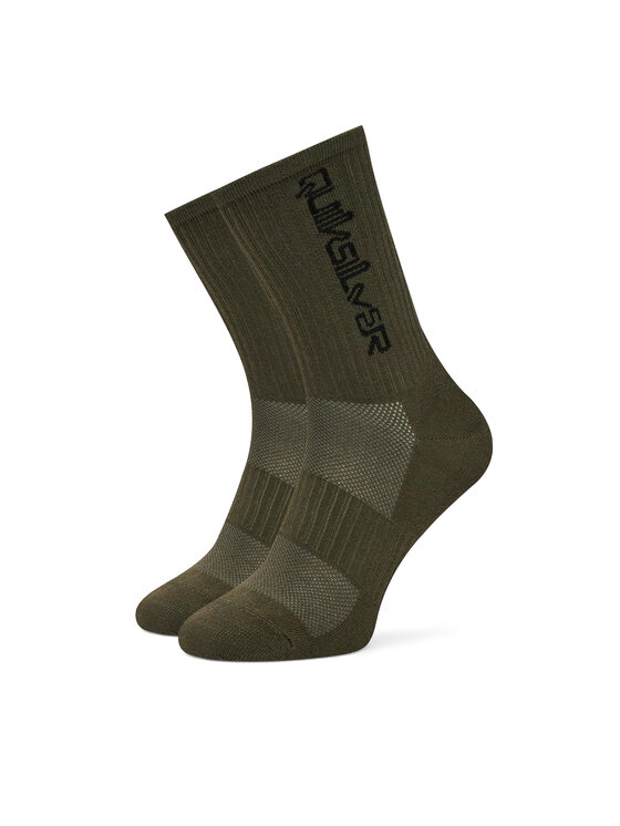 Quiksilver Dolge nogavice Quiksilver AS_QUIKSILVER_100W_SS25 (3-PACK) Khaki