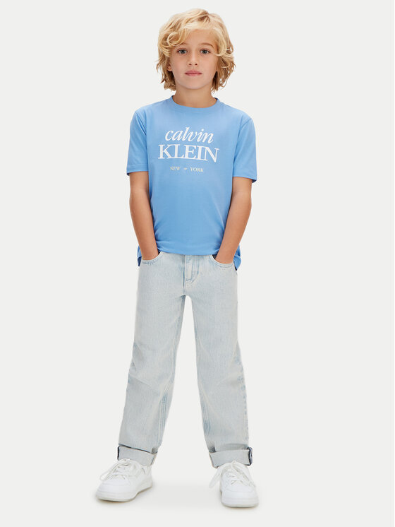 Calvin Klein Jeans Calvin Klein Jeans Camiseta LVCKSJA07B Celeste Regular Fit