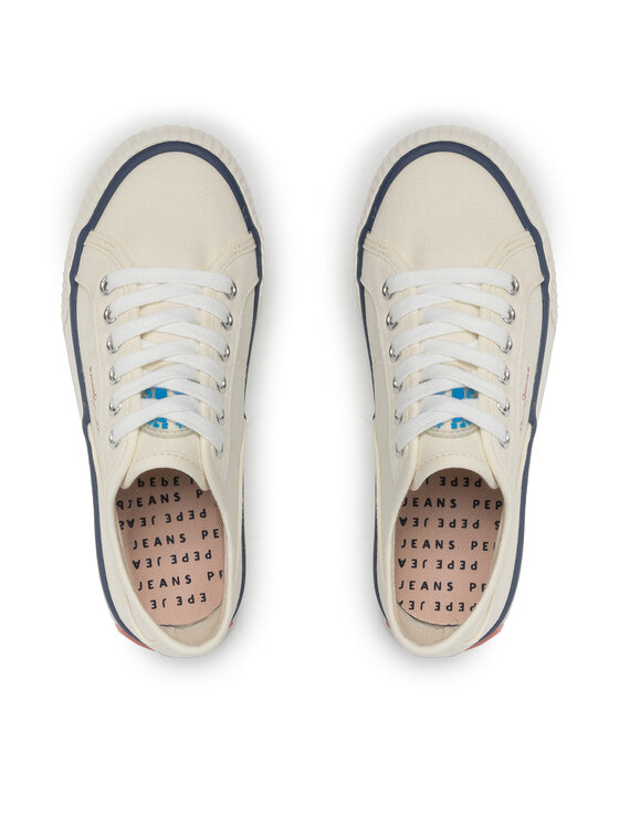 Pepe Jeans Кросівки Pepe Jeans Ottis Platform Girl Білий
